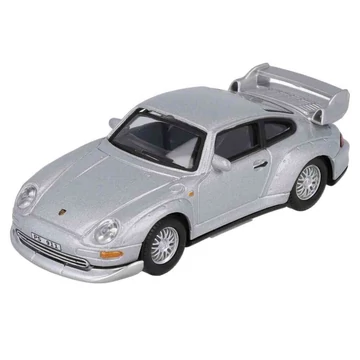 Porsche 911 GT2 ezüst – 1:43 fém modellautó Cararama
