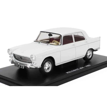 Peugeot 404 (1962) fehér – 1:24 fém modellautó – Edicola