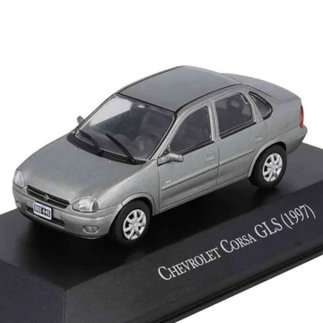 Chevrolet Corsa GLS (1997) ezüst – 1:43 fém modellautó – Edicola