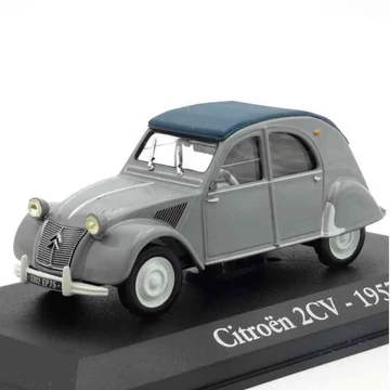 Citroen 2CV (1957) szürke – 1:43 fém modellautó – Edicola