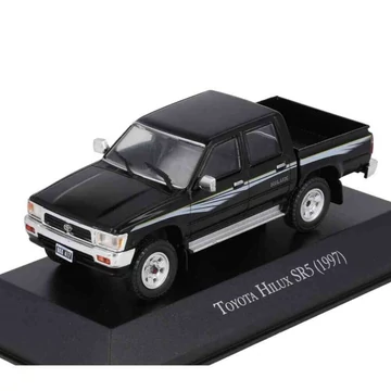 Toyota Hilux SR5 (1997) fekete – 1:43 fém modellautó – Edicola