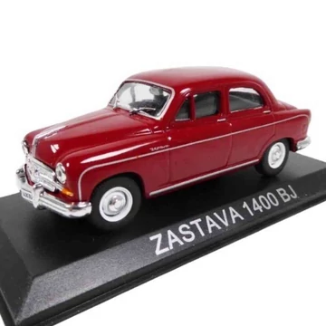 Zastava 1400 BJ piros – 1:43 fém modellautó – Edicola