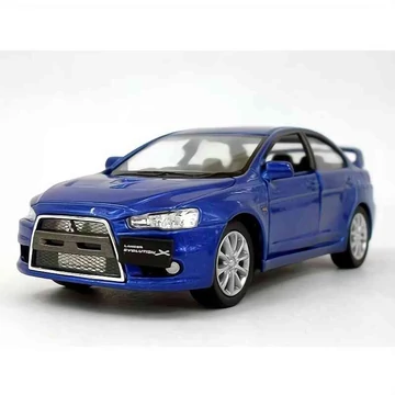 Mitsubishi Lancer Evolution X (2008) - 1:38 méretarányos fém játékautó – Kinsmart