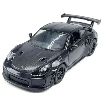 Porsche 911 GT2 RS fekete – 1:36 fém játékautó – Kinsmart