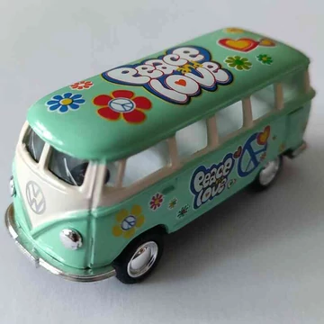 Volkswagen Samba busz / Peace &amp;amp; Love