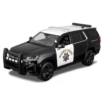 Chevrolet Tahoe Police (2021) – 1:26 méretarányos fém modellautó és játékautó – Maisto