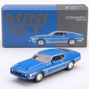 Ford Mustang Mach 1 kék - MiniGT 1138 - 1:64 fém modellautó