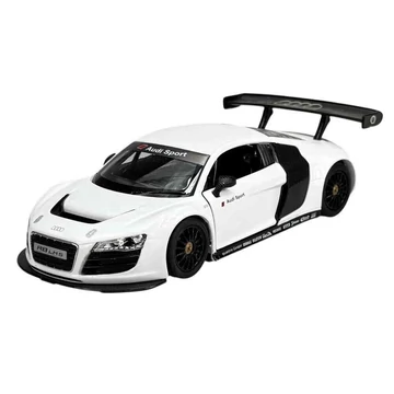 Audi R8 LMS (2014) fehér – 1:24 fém modellautó és játékautó – Rastar