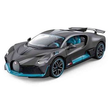 Bugatti Divo szürke – 1:24 fém modellautó és játékautó – Rastar