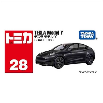 Tesla Model Y – 1:63 fém modellautó – Tomica