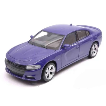 Dodge Charger R/T (2016) kék – 1:24 fém modellautó és játékautó  – Welly