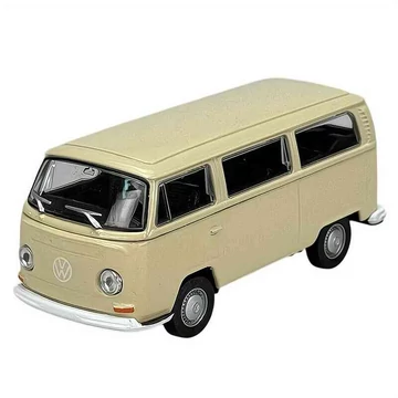 Volkswagen T2 (1972) busz – 1:34 fém modellautó és játékautó – Welly