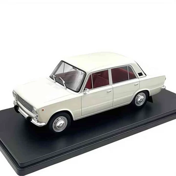 Fiat 124 fehér – 1:24 méretarányos fém modellautó | Whitebox