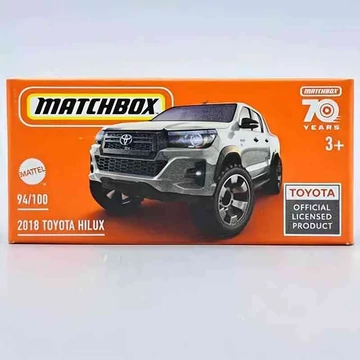 Toyota Hilux (2018) 1:64 méretarányos modellautó, játékautó, Matchbox