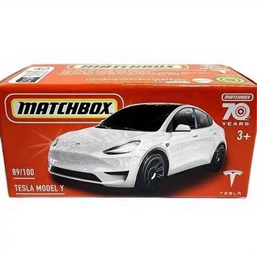 Tesla Model Y 1:64 méretarányos modellautó, játékautó, Matchbox