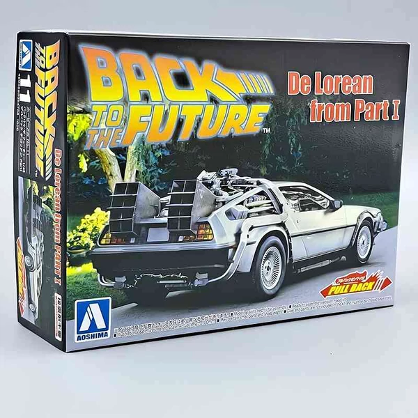 DeLorean Vissza a jövőbe 1. – 1:43 építhető autó makett – Aoshima