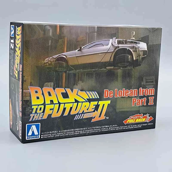DeLorean Vissza a jövőbe 2. – 1:43 építhető autó makett – Aoshima