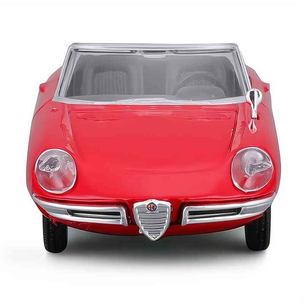 Alfa Romeo Spider (1966) – 1:32 fém autó modell – Bburago – nyitható ajtókkal