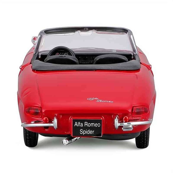 Alfa Romeo Spider (1966) – 1:32 fém autómodell – Bburago – gyűjtőknek, gyerekeknek