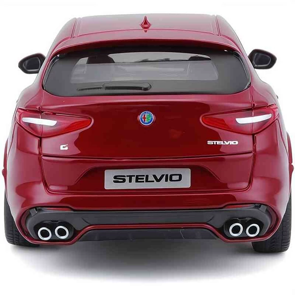 Bburago Alfa Romeo Stelvio 1:24 fém modellautó - Ideális gyűjtőknek és játékra