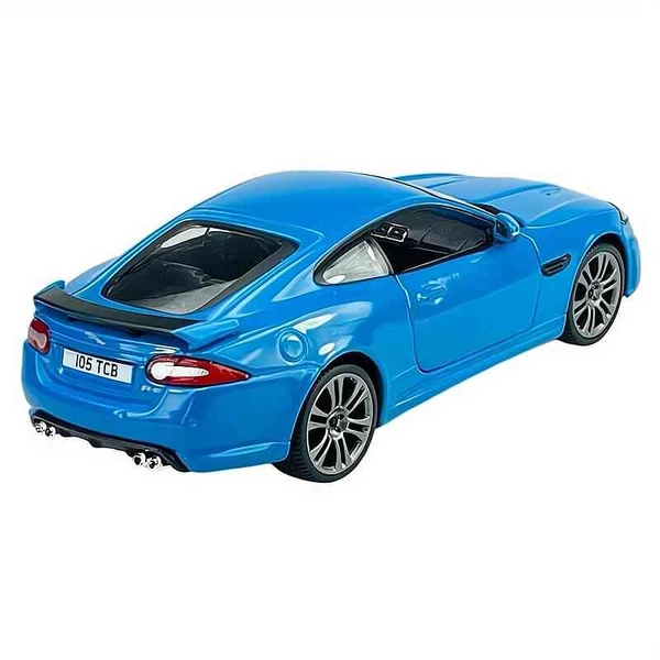 Jaguar XKR-S kék 1:24 méretarányos fém modellautó – Bburago autómodell
