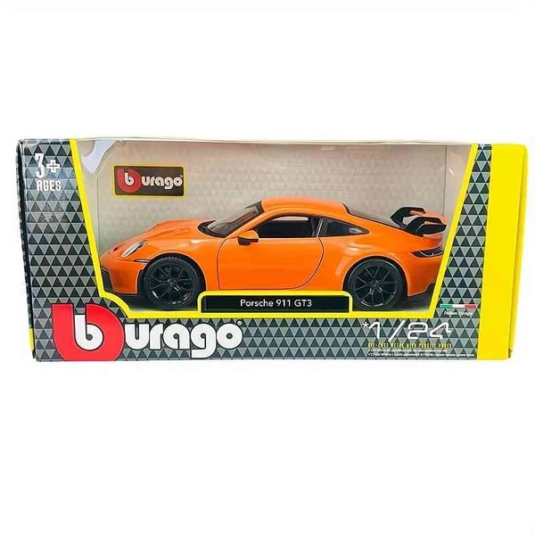 Porsche 911 GT3 (2021) – 1:24 fém autómodell – Bburago, gyűjtőknek