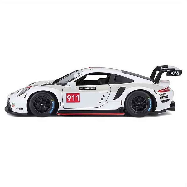 Porsche 911 RSR GT #911 – 1:24 méretarányos fém modellautó és játékautó – Bburago