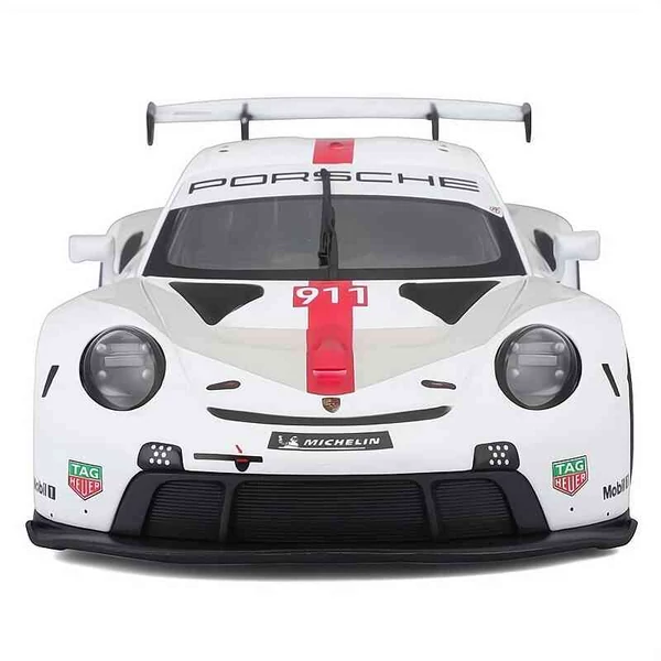 Porsche 911 RSR GT #911 – 1:24 fém autómodell nyitható ajtókkal – Bburago