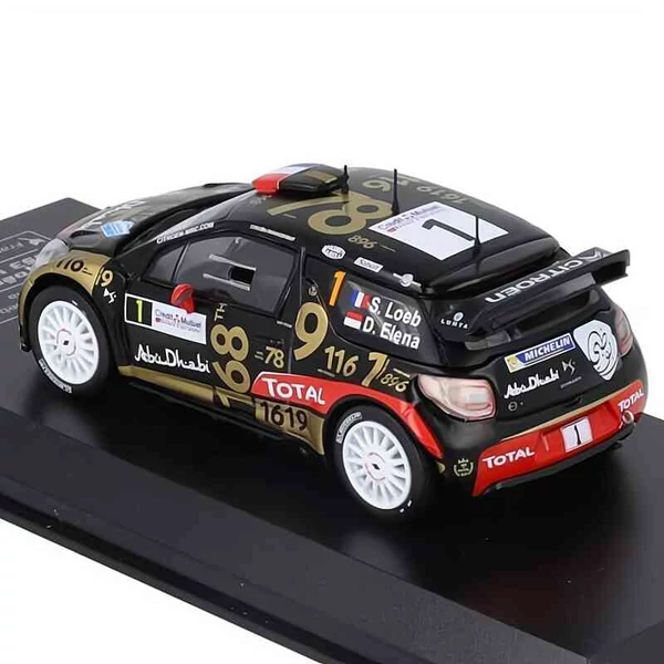 Citroen DS3 WRC #1 – France 2013 – Loeb & Elena – 1:43 fém modellautó