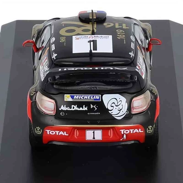 Citroen DS3 WRC #1 – France 2013 – Loeb & Elena – 1:43 fém autómodell – Diecast Club