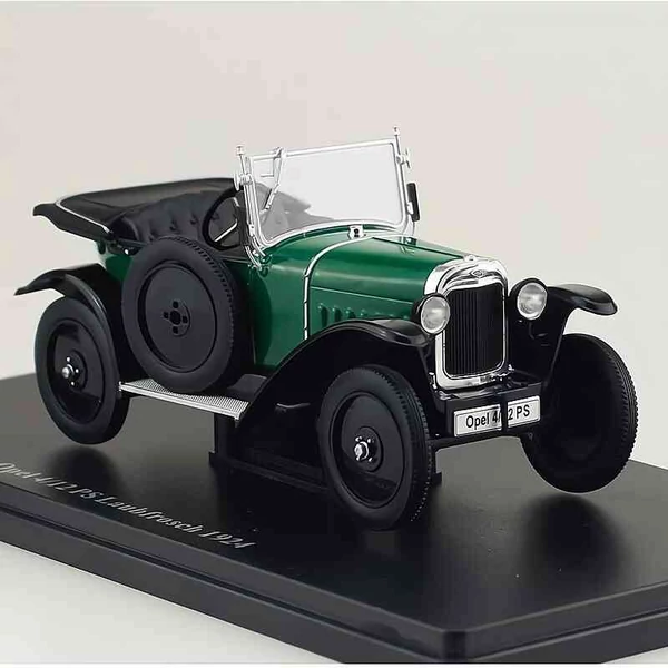 Opel 4/12 PS Laubfrosch Cabriolet (1924) – 1:24 fém modellautó – Edicola