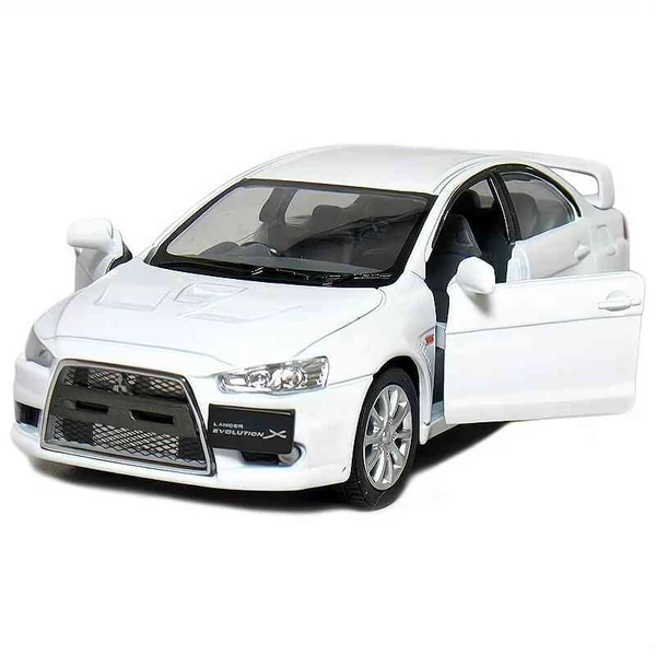 Mitsubishi Lancer Evolution X (2008) – 1:36 fém modellautó és játékautó –  Kinsmart