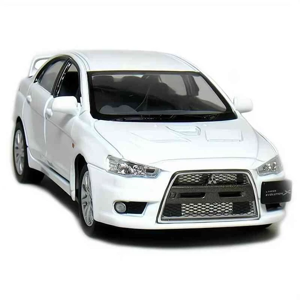 Mitsubishi Lancer Evolution X (2008) – 1:36 fém autómodell –  Kinsmart minőség
