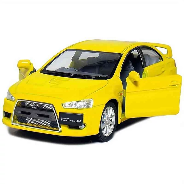 Mitsubishi Lancer Evolution X (2008) – 1:36 fém mautó modell – hátrahúzós – Kinsmart