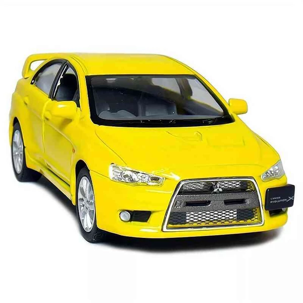 Mitsubishi Lancer Evolution X (2008) – 1:36 fém modellautó és játékautó – Kinsmart