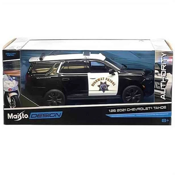 Chevrolet Tahoe Police (2021) – 1:26 fém autó modell – Maisto