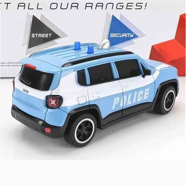 Jeep Renegade Police (2017) távirányítós Mondo Motors 1:24 méretarányos játékautó