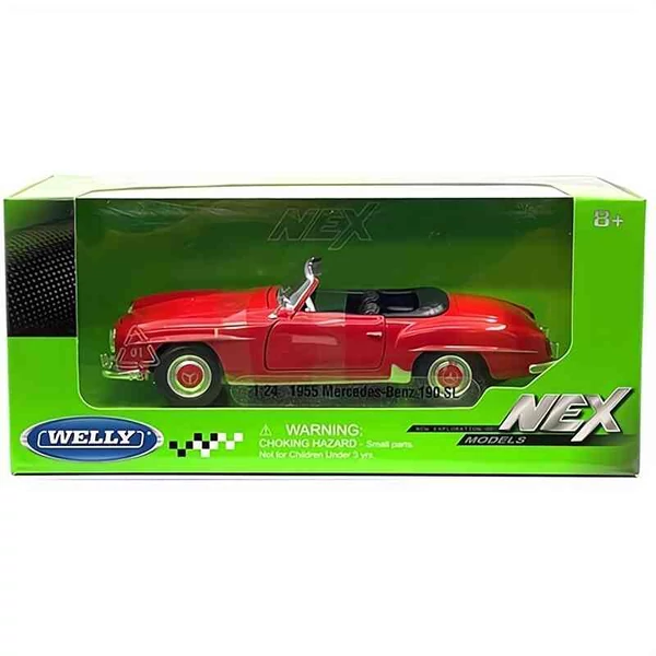 Mercedes-Benz 190 SL (1955) – 1:24 fém autómodell – Welly minőség