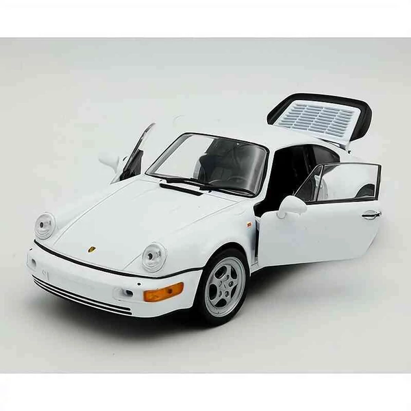 Porsche 911 Turbo – 1:24 fém mautó modell – Welly – nyitható ajtókkal