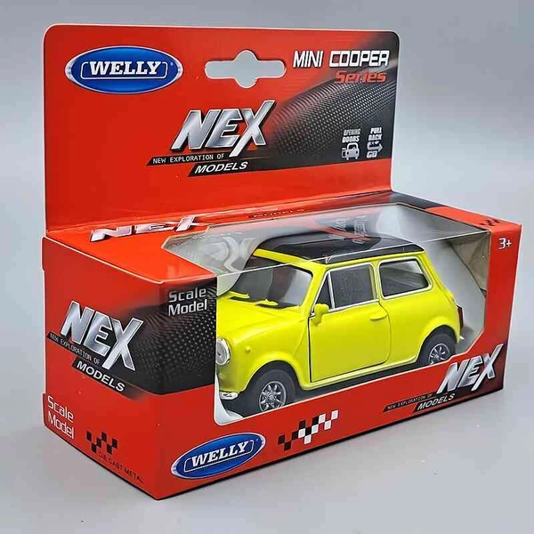 Mini Cooper 1300 – 1:34 fém autómodell – Welly