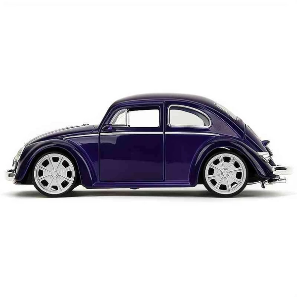 Volkswagen Beetle (1959) – Wednesday Addams – 1:24 fém autó modell – Jada minőség