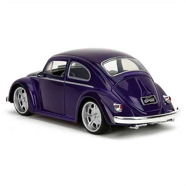 Volkswagen Beetle (1959) – Wednesday Addams – 1:24 fém autó modell– nyitható ajtókkal