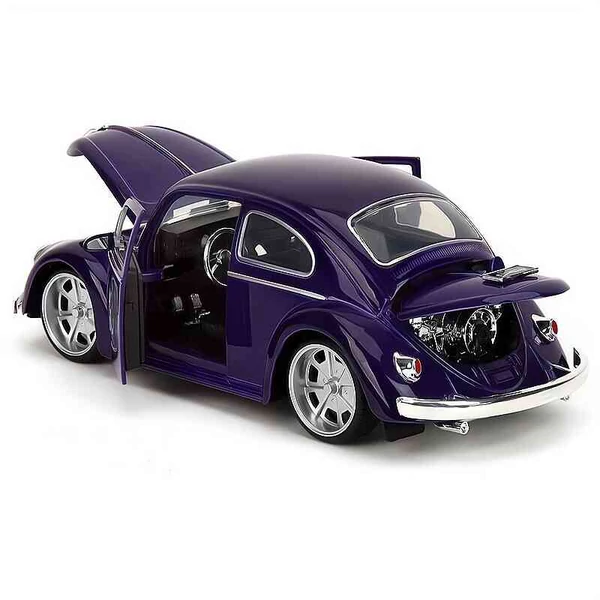 Volkswagen Beetle (1959) – Wednesday Addams – 1:24 fém autómodell  – Jada