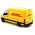 Mercedes Sprinter DHL; 1:48 méretarányos modellautó