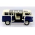 Volkswagen T1 Samba busz (1962) kék, modellautó / játékautó