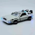 DeLorean Time Machine 2. repülő kerekekkel, világítós – A Vissza a jövőbe / Back to the Future 2. – 1:24 fém modellautó – Jada
