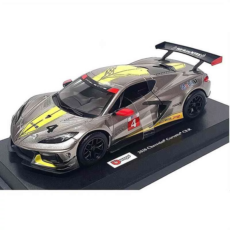 Chevrolet Corvette C8.R (2020) &ndash; 1:24 m&eacute;retar&aacute;nyos f&eacute;m modellaut&oacute; &eacute;s j&aacute;t&eacute;kaut&oacute; &ndash; Bburago