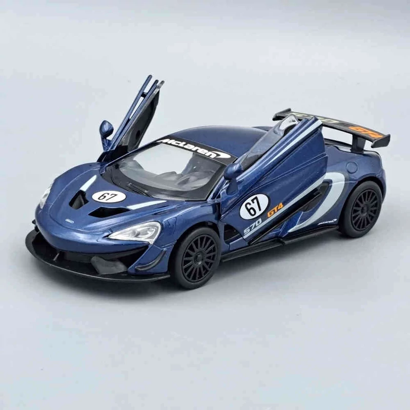 McLaren 570S ミニカー 青 McLaren 570S ミニカー 青 1/18 Top Speed